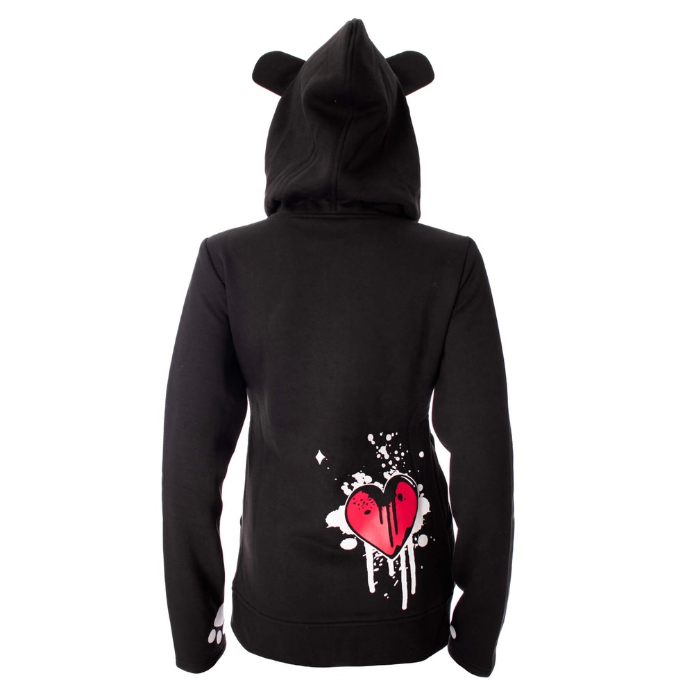 Killer Panda - Kp Heartbleed Panda Zip hoodie - Black